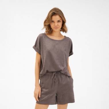 Short Elfi Steel Grey