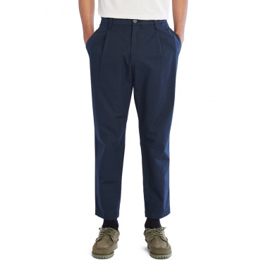 Pantalón Cotton Linen Dark Sapphire