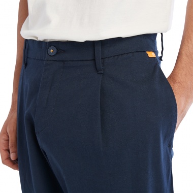 Pantalón Cotton Linen Dark Sapphire