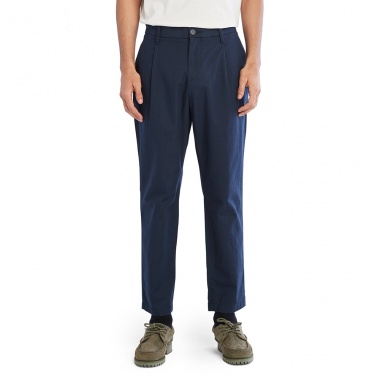Pantalón Cotton Linen Dark Sapphire