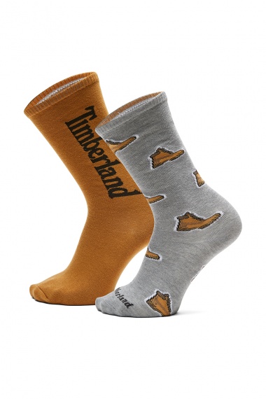 Pack Calcetines Print Boot Grey