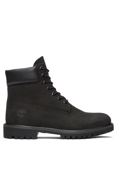 Bota Premium 6 Inch Waterproof Black Nubuck