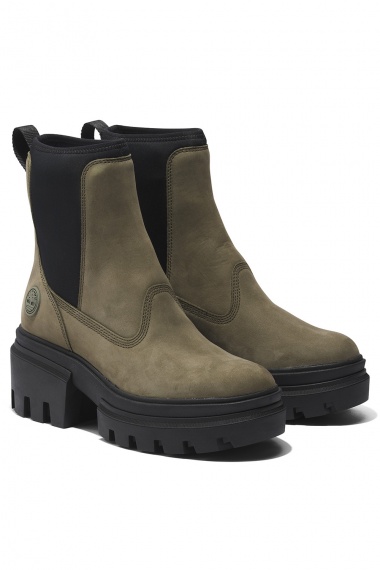 Botines Chelsea Everleigh Dark Green Nubuck