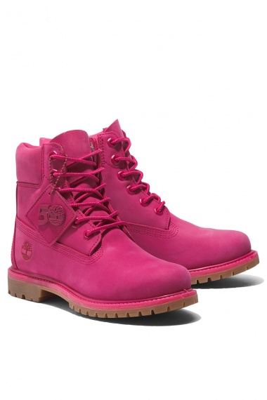Bota Premium 6 Inch Waterproof Pink Nubuck