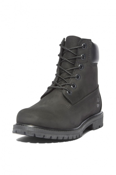 Bota Premium 6 Inch Waterproof Black Nubuck