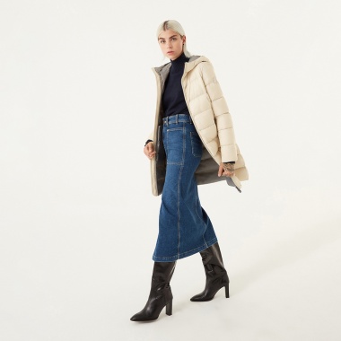 Chaqueta larga Recycled Essential