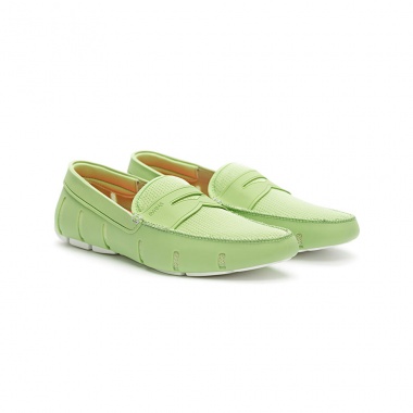 Mocasines Penny verde lima