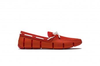 Mocasín Lace Loafer naranja oscuro