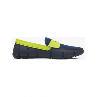 Mocasín Penny Loafer marino verdelima
