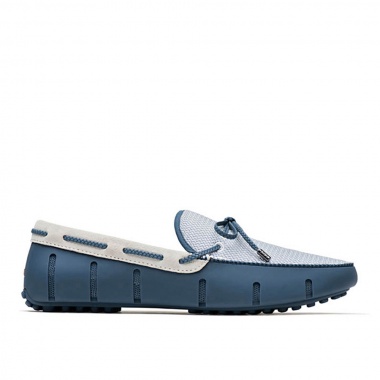 Mocasín Lux Lace azul/blanco