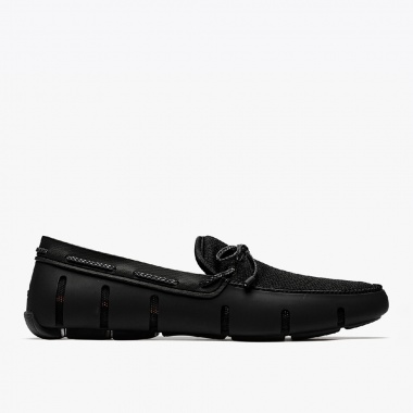 Mocasines Braided Lace negro