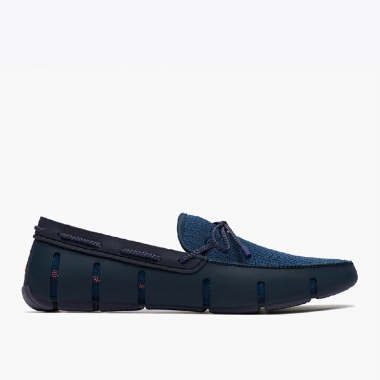 Mocasines Braided Lace marino