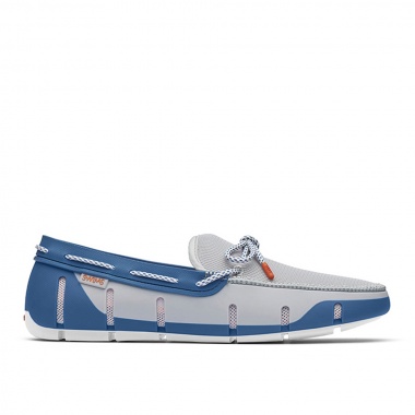 Mocasín Stride Lace gris azul