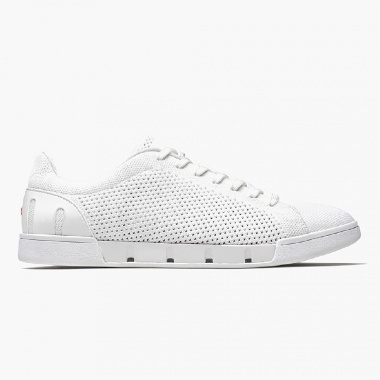 Zapatillas Breeze Tennis Knit blancas lisas