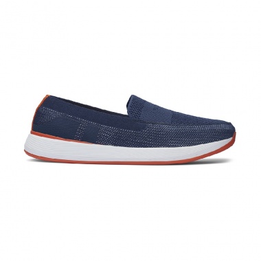 Mocasines Breeze Wave Penny marino naranja