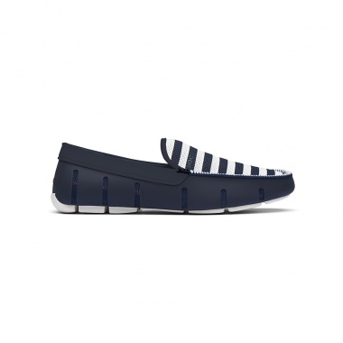 Mocasines Venetian rayas marino