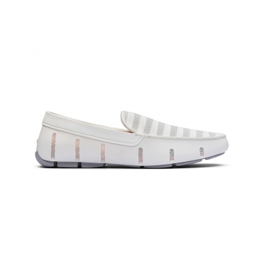 Mocasines Venetian rayas gris