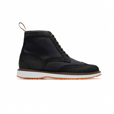 Bota Barry troquelada marino