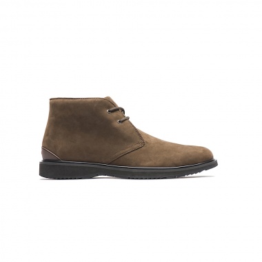 Bota Barry Chukka Piel marrón