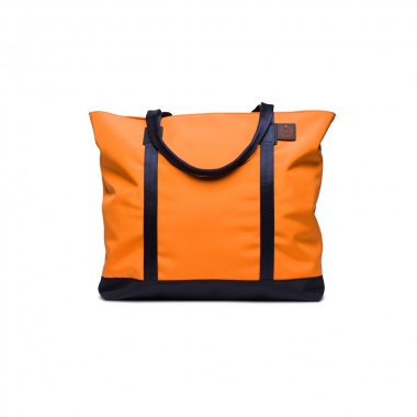 Bolso shopper dos asas naranja