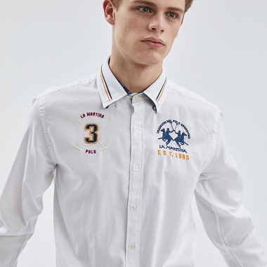 Camisa Blanco manga larga