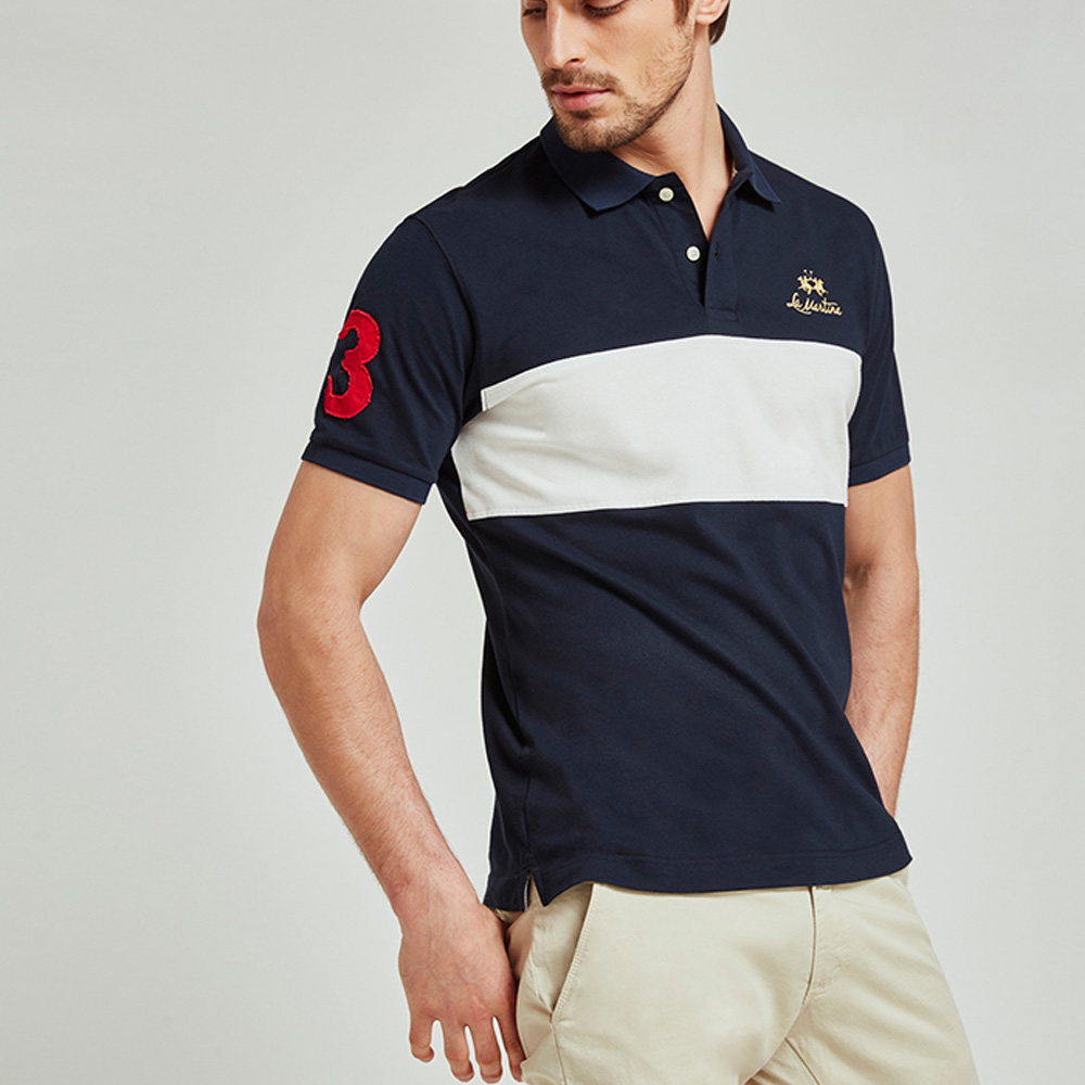 Polo número tres azul blanco La Martina | ILikeToBuy | Tienda Online de