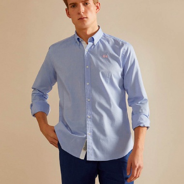 Camisa Salvadore Azul Claro