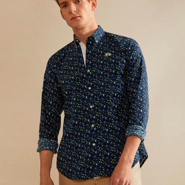 Camisa Leon Azul