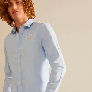 Camisa Zubin Azul claro