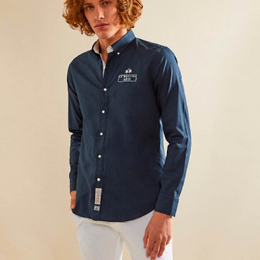 Camisa Randell Azul oscuro