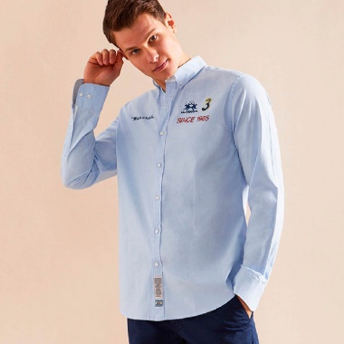 Camisa Wright Azul