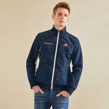 Chaqueta bomber Maserati marino