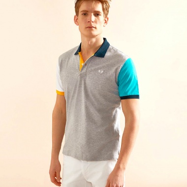 Polo Warner Gris