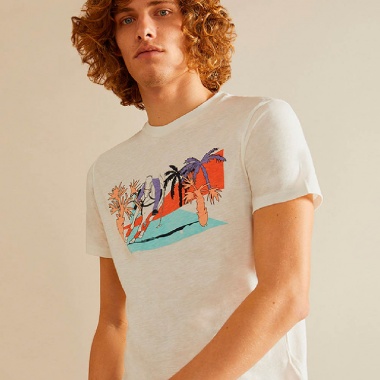 Camiseta Perce Blanco