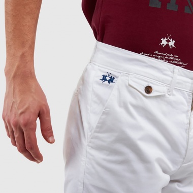 Pantalón corto blanco