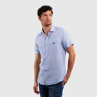 Camisa Pagan celeste