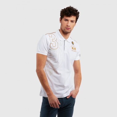 Polo Pegaso blanco