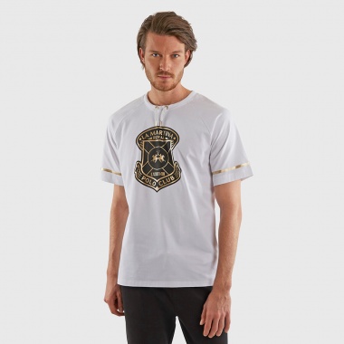 Camiseta blanca escudo
