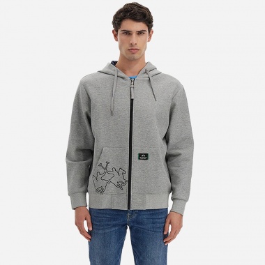 Sudadera Zip Vangelis Grey