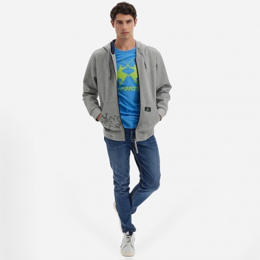 Sudadera Zip Vangelis Grey