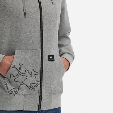 Sudadera Zip Vangelis Grey