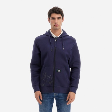 Sudadera Zip Vangelis Navy