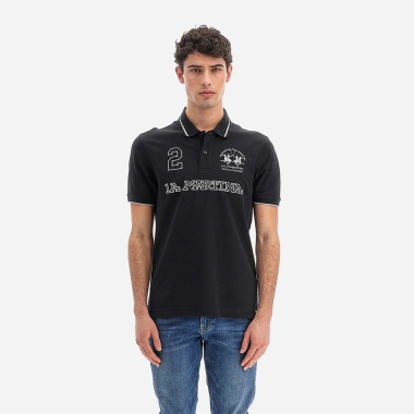 Polo Rosano Black Silver