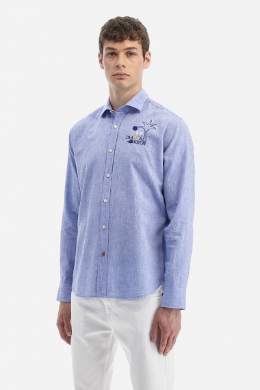 Camisa Rodolfo Cornflower Blue