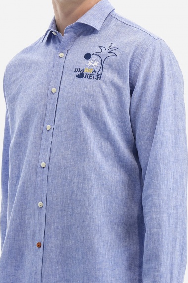 Camisa Rodolfo Cornflower Blue