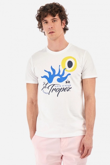 Camiseta Yasser St. Tropez Optic White