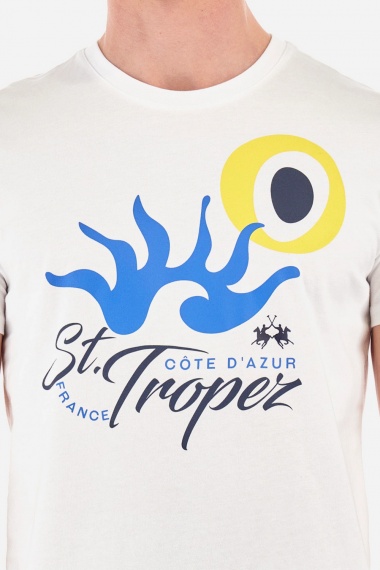 Camiseta Yasser St. Tropez Optic White
