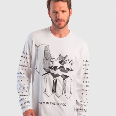 Camiseta manga larga blanca