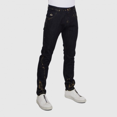 Jeans Qarnalam índigo denim