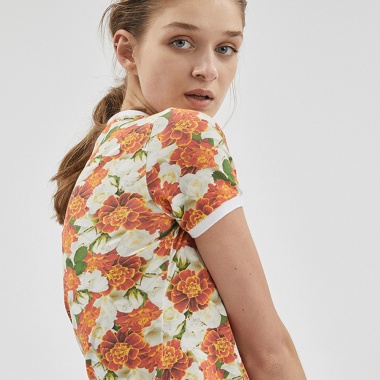 Polo estampado flores